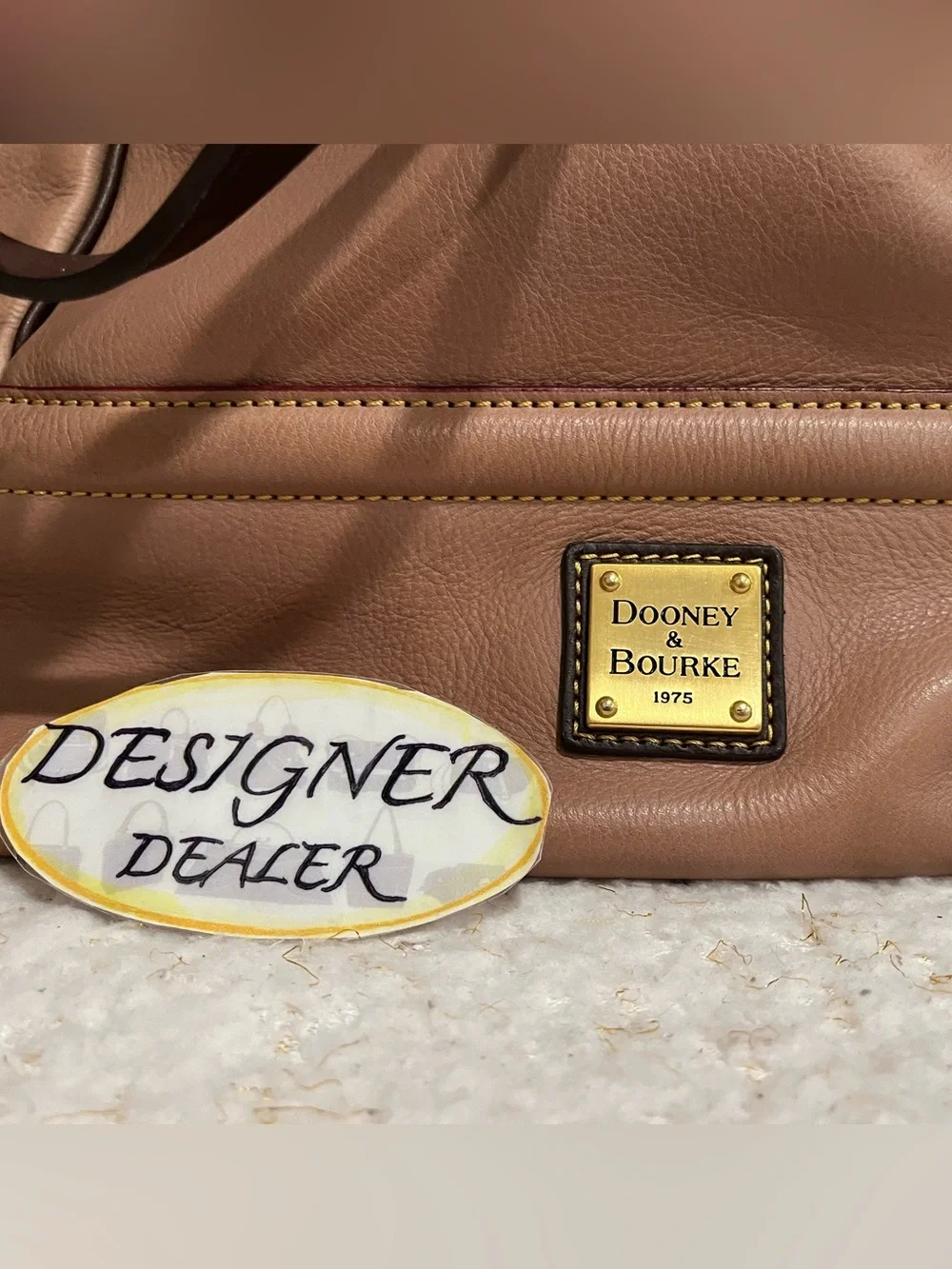 DOONEY & BOURKE Florentine Buckley Italian Leather Satchel Shoulder bag EUC!